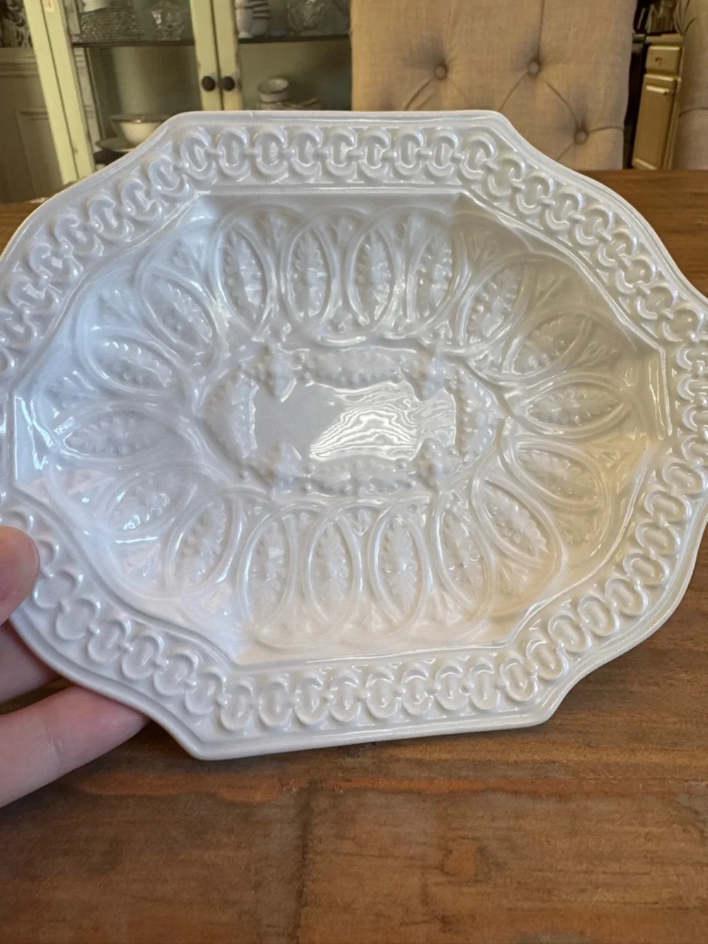Labrazel White Porcelain Soap Dish Tray Italy
